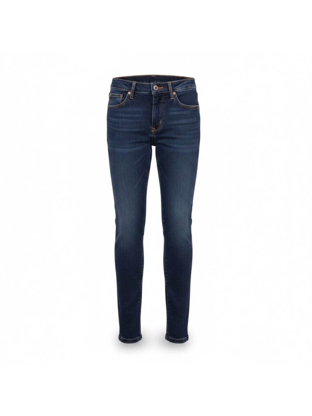 Young Jeans Womens Dark Blue Denim Skinny Jeans Stretch Classic Fit Size 26